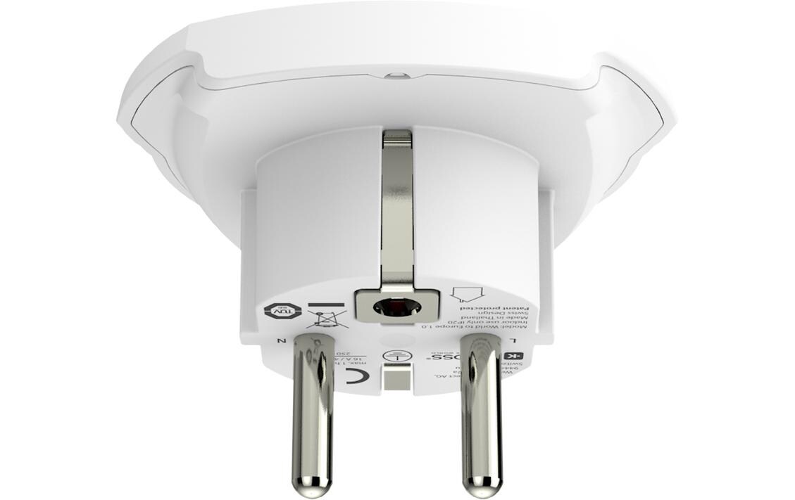 Reiseadapter Combo World IndiaKompakter 2in1 Länderreiseadapter