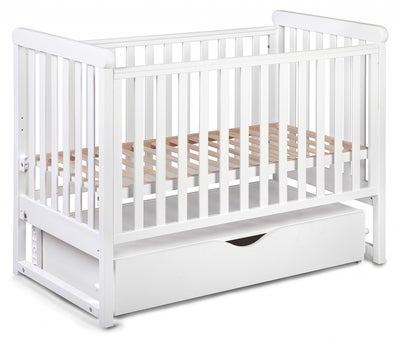 Yappy Kids Move Sprinkelseng Med Sengeskuff, Hvit
