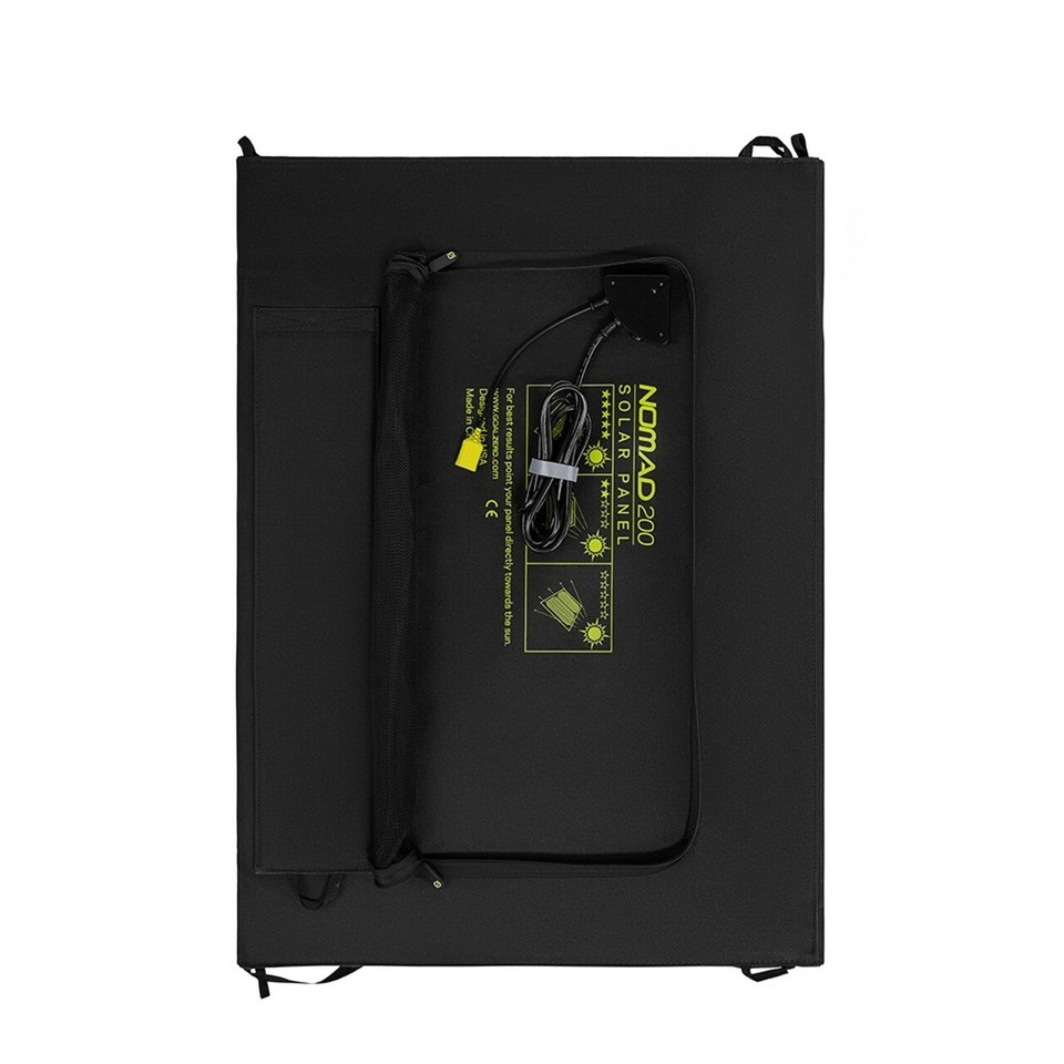 Goal Zero - Nomad 200 Sort Solcellepanel