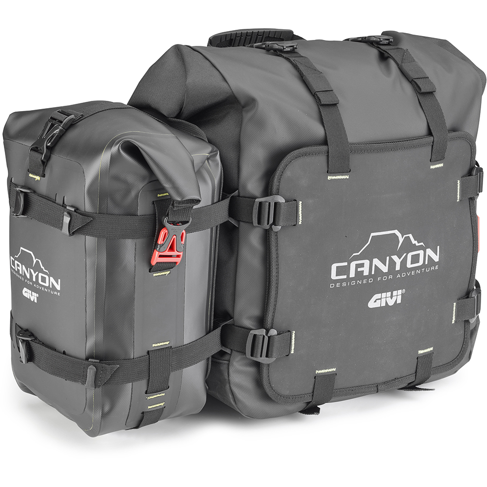 Givi - Sacoches latérales étanches Gravel-T GRT720 Canyon Noir