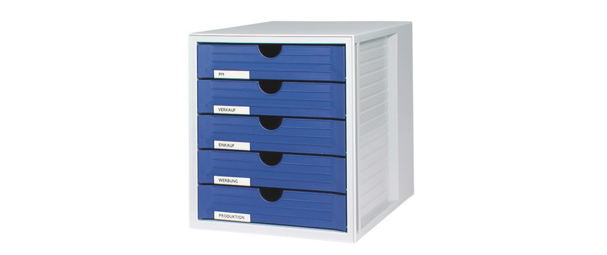 Schubladenbox System BlauSchubladenbox