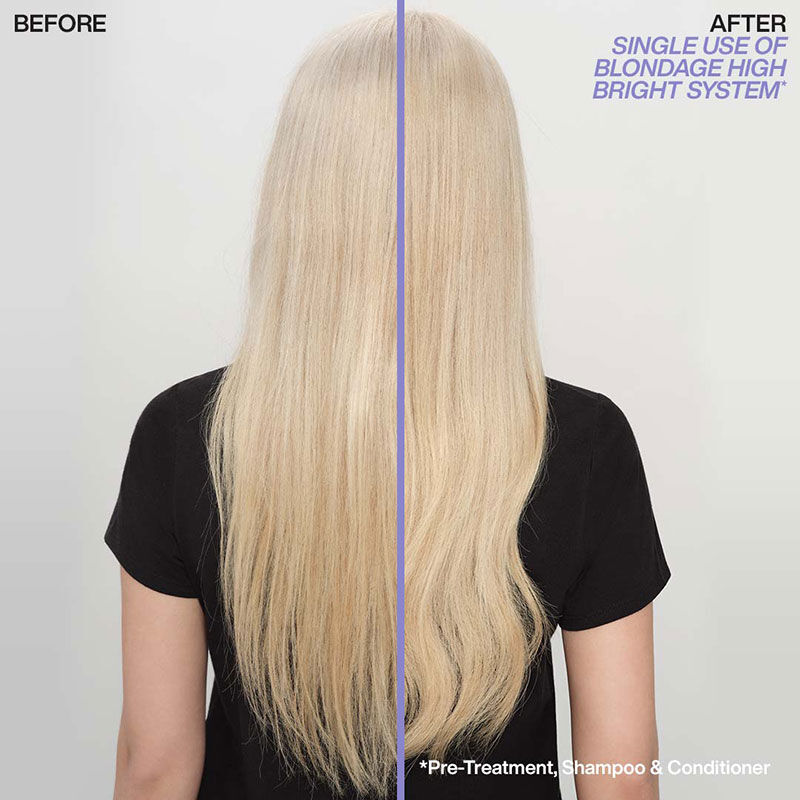 Shampooing illuminant pour cheveux blonds Blondage High Bright