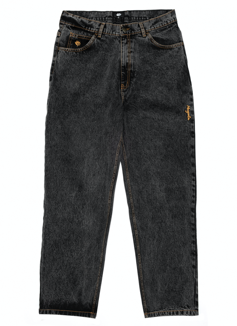 PANTALON OG 2 TONE - JEAN NOIR DÉLAVÉ