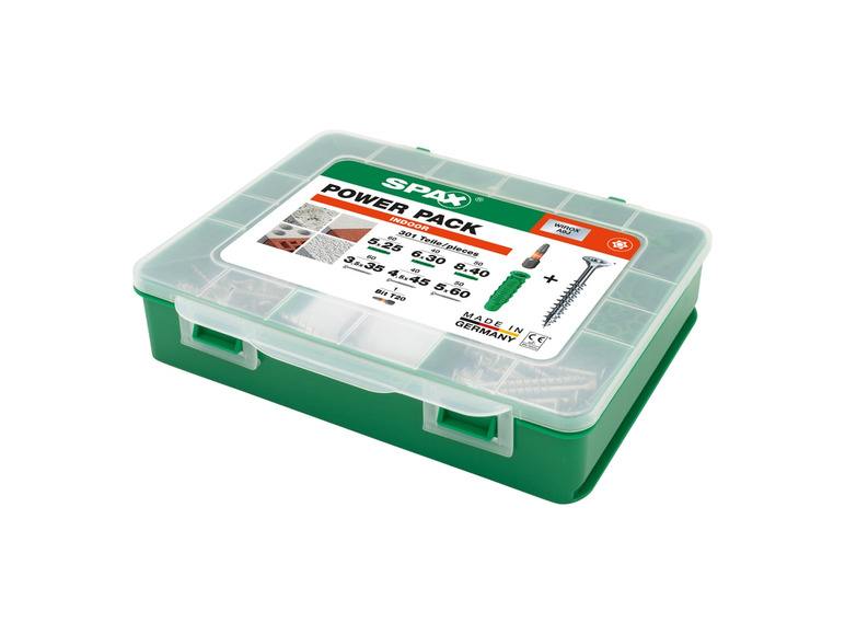 Spax schroeven   pluggen Power Pack