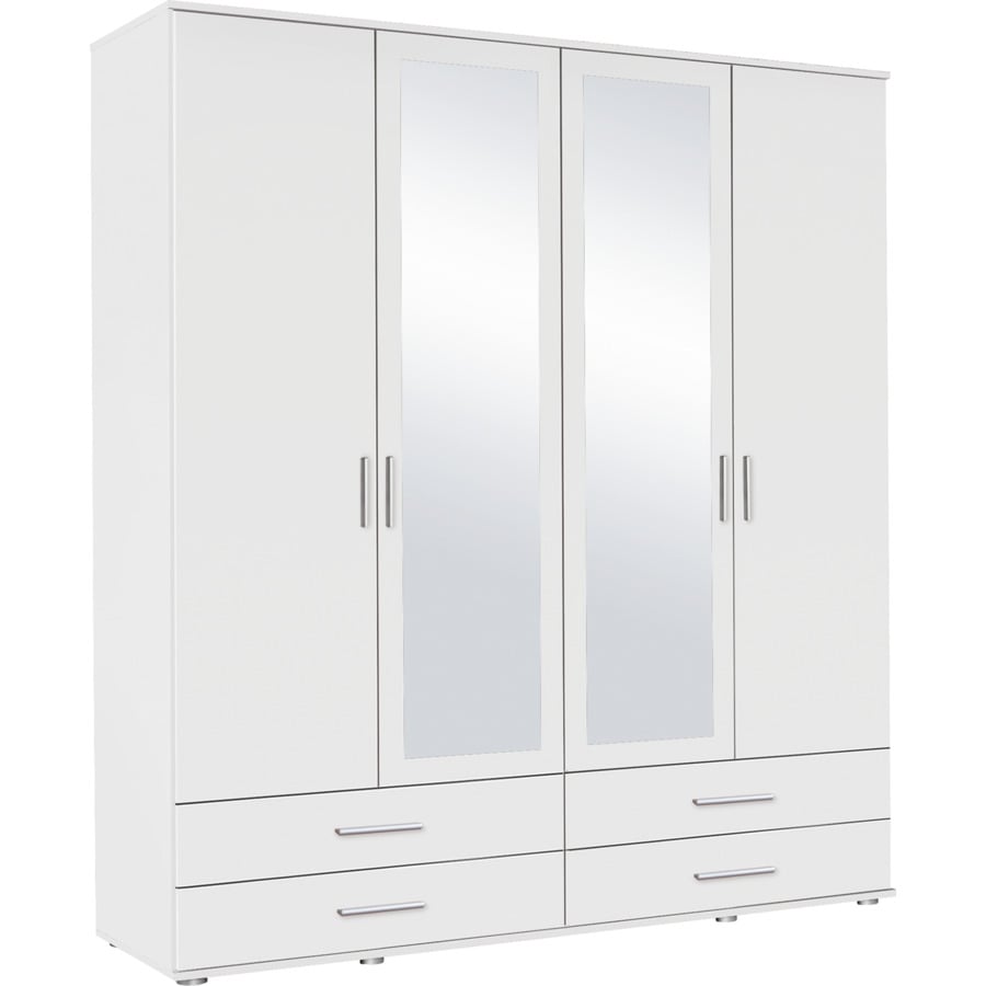 Schrank Schweizer 110 Eiche Natur weiss 102 x 215 x 59 cm, 102 cm