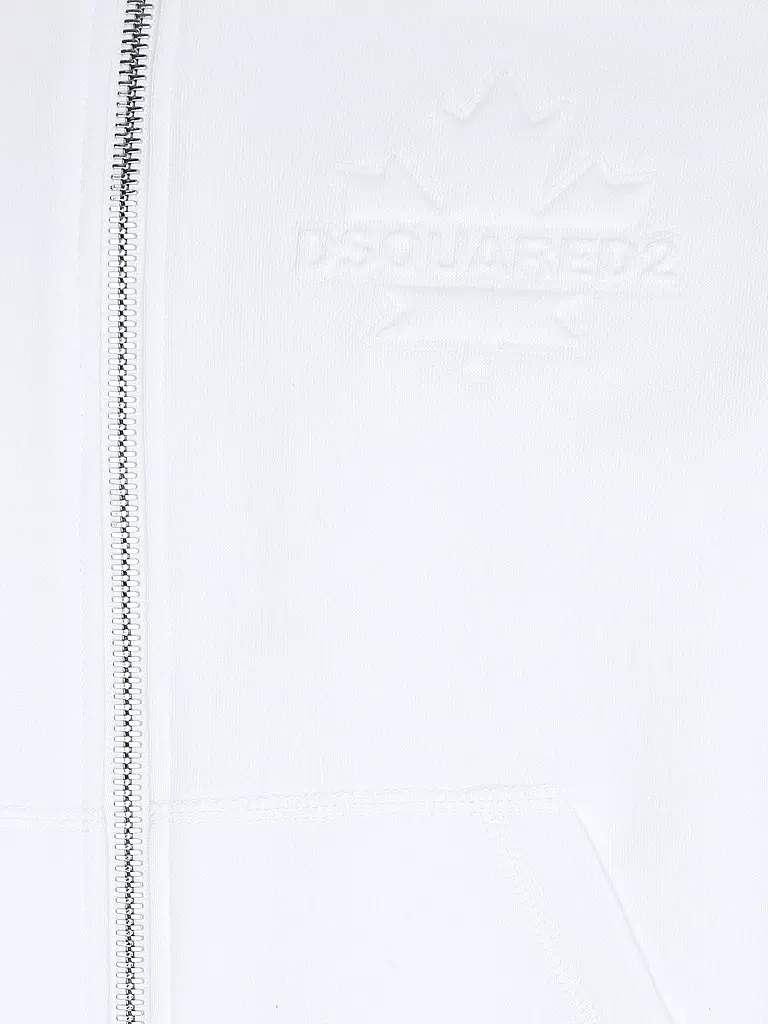 DSQUARED2 Sweatjacke weiss