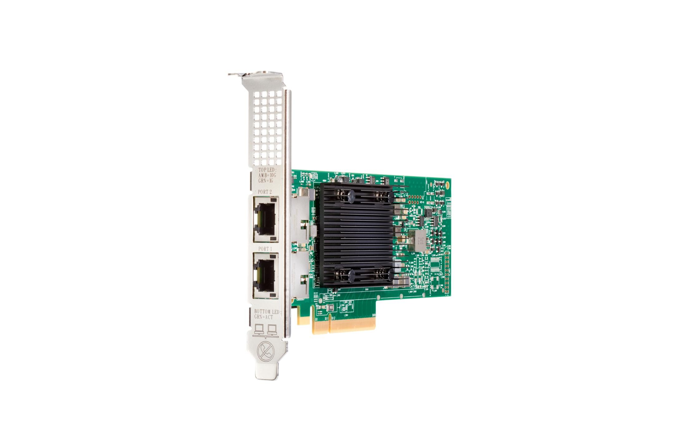 Netzwerkkarte P26253-B21 10Gbps PCI-Express x8<br>Broadcom BCM57416 Ethernet 10 Gb BASE-T-Adapter mit 2 Anschlüssen für HPE