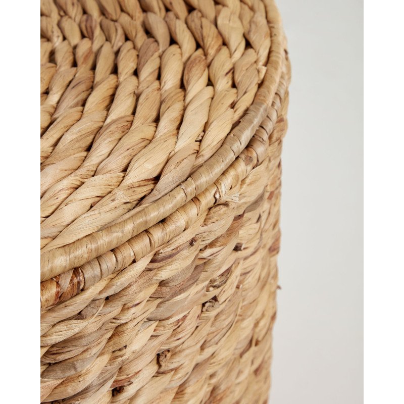Panier à linge Yessira en fibres naturelles 45 cm