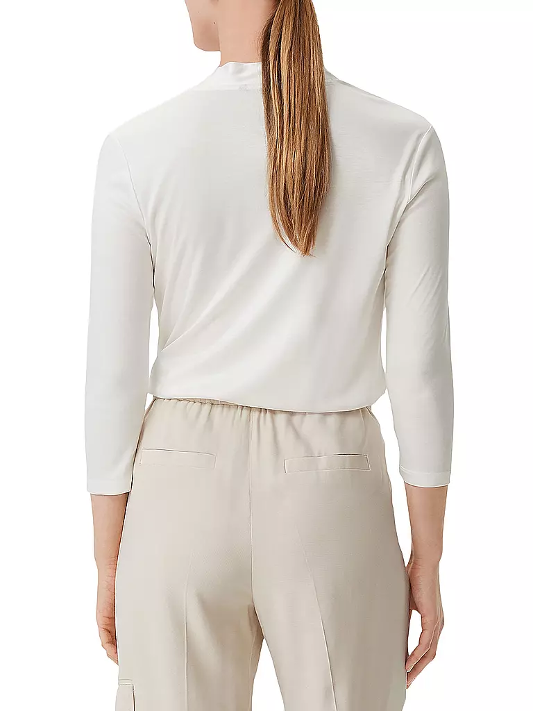 COMMA Langarmshirt  weiss