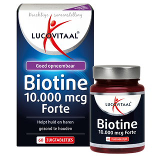 Lucovitaal Biotine 10.000 mcg Forte Zuigtabletten 60ZTB