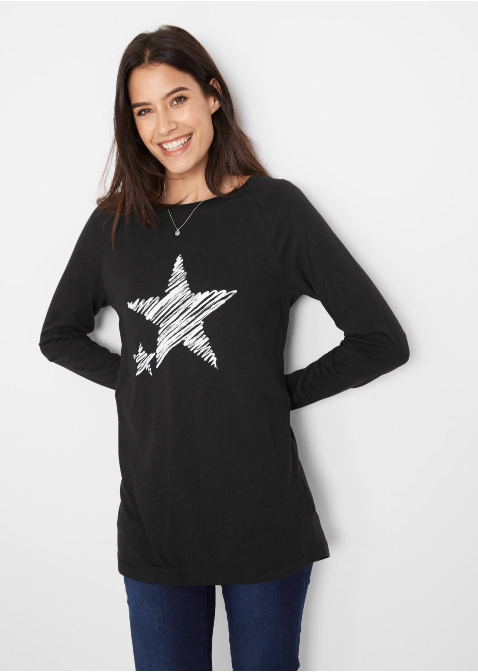 T-shirt long à manches longues