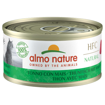 Almo Nature HFC Natural Thunfisch & Mais 24x70g