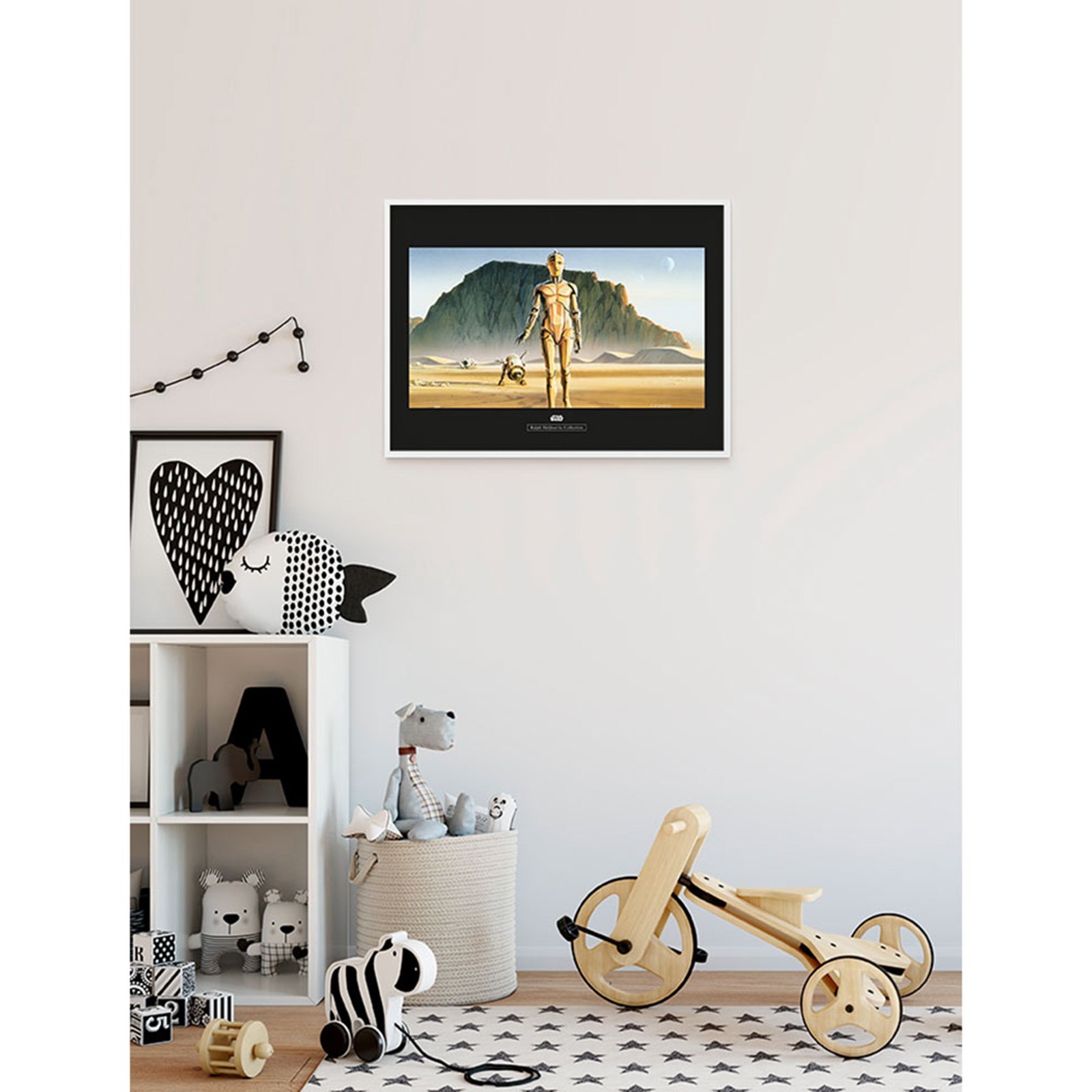 Wandbild STAR WARS CLASSIC RMQ DROIDS - bunt - 70x50 cm
