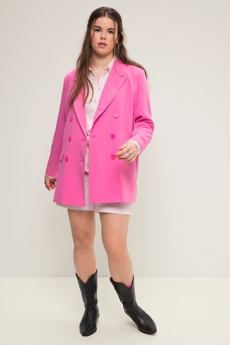 Blazer, Loose Fit, doppelreihig, Revers