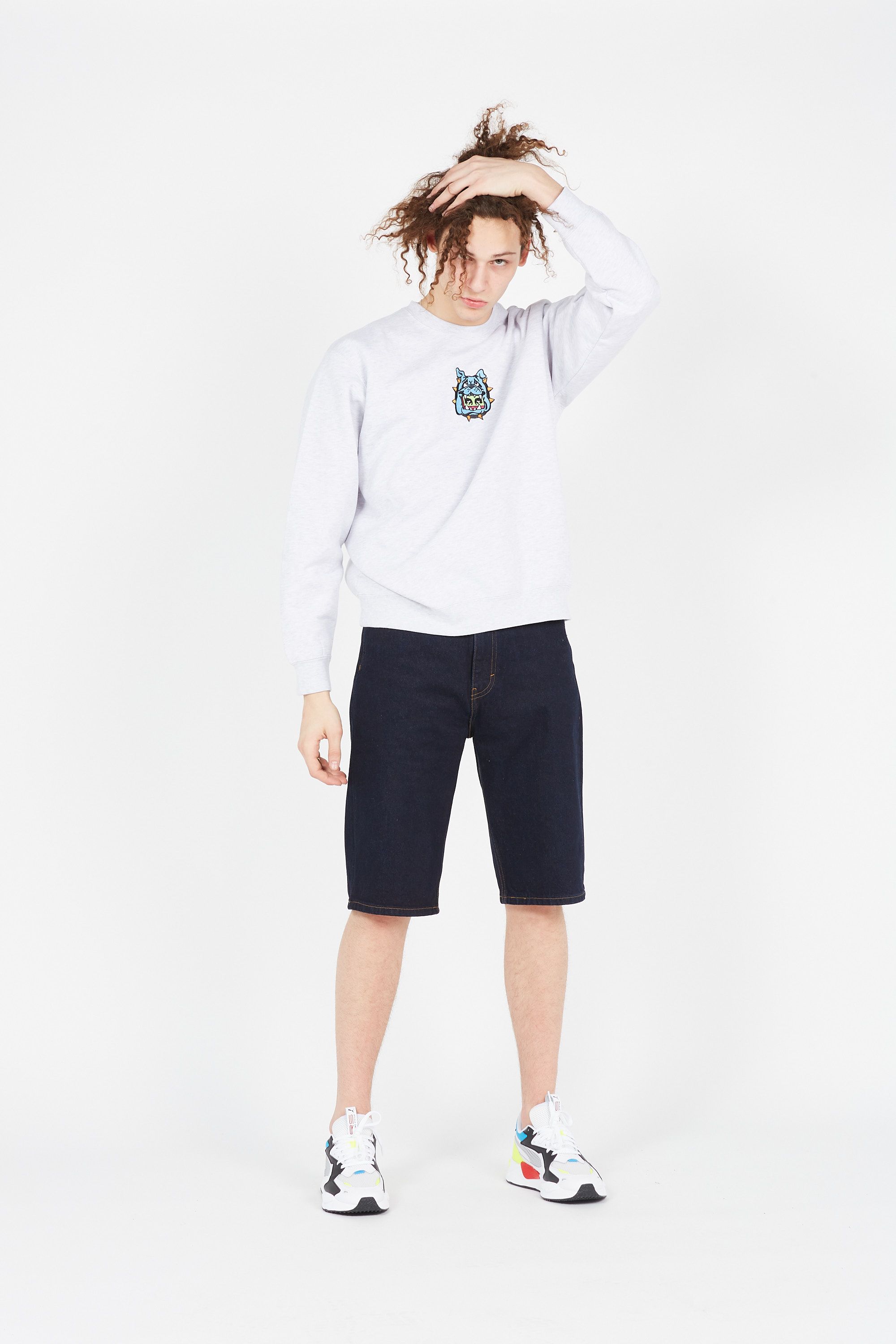 OBEY Sweat  OBEY BULLDOG CREW Gris