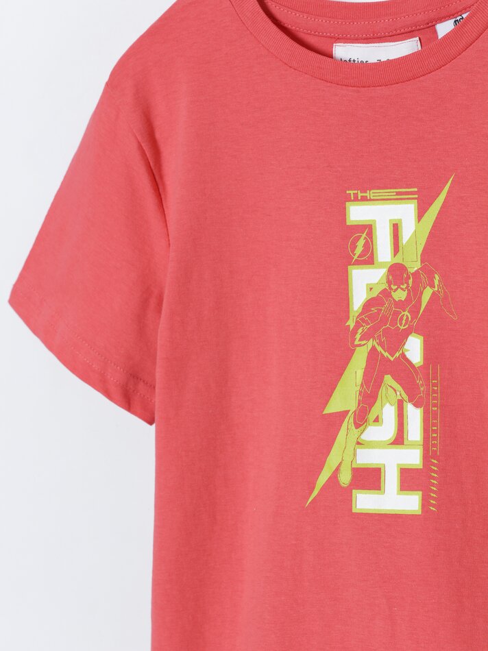 Camiseta Flash DC Estampada - Vermelha