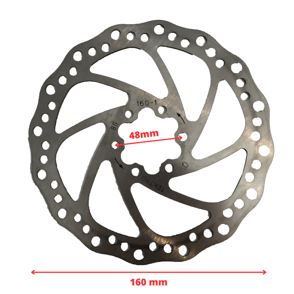 Disque de Frein 160mm à Pétale Trottinette Électrique Dualtron Ultra 2, Kaabo Wolf Warrior, Nami Burn E et E-2
