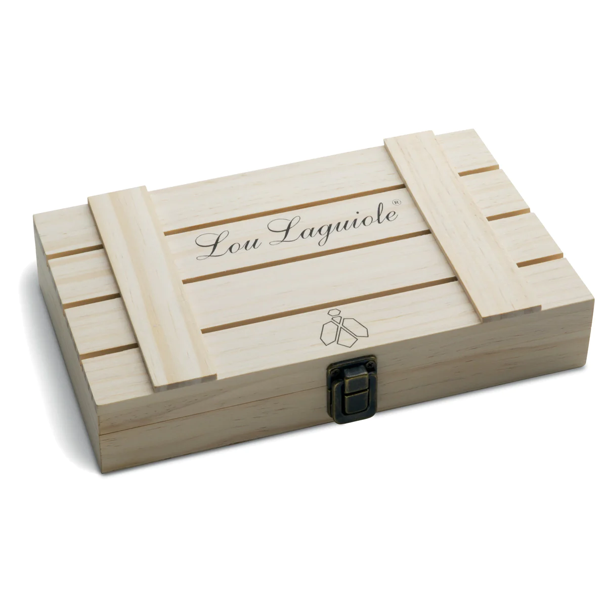 Louis - Coffret Palette 6 couteaux steak coloris uni Lou Laguiole
