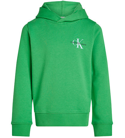 Calvin Klein Kapuzenpullover - Small Monogramm - Vintage Green