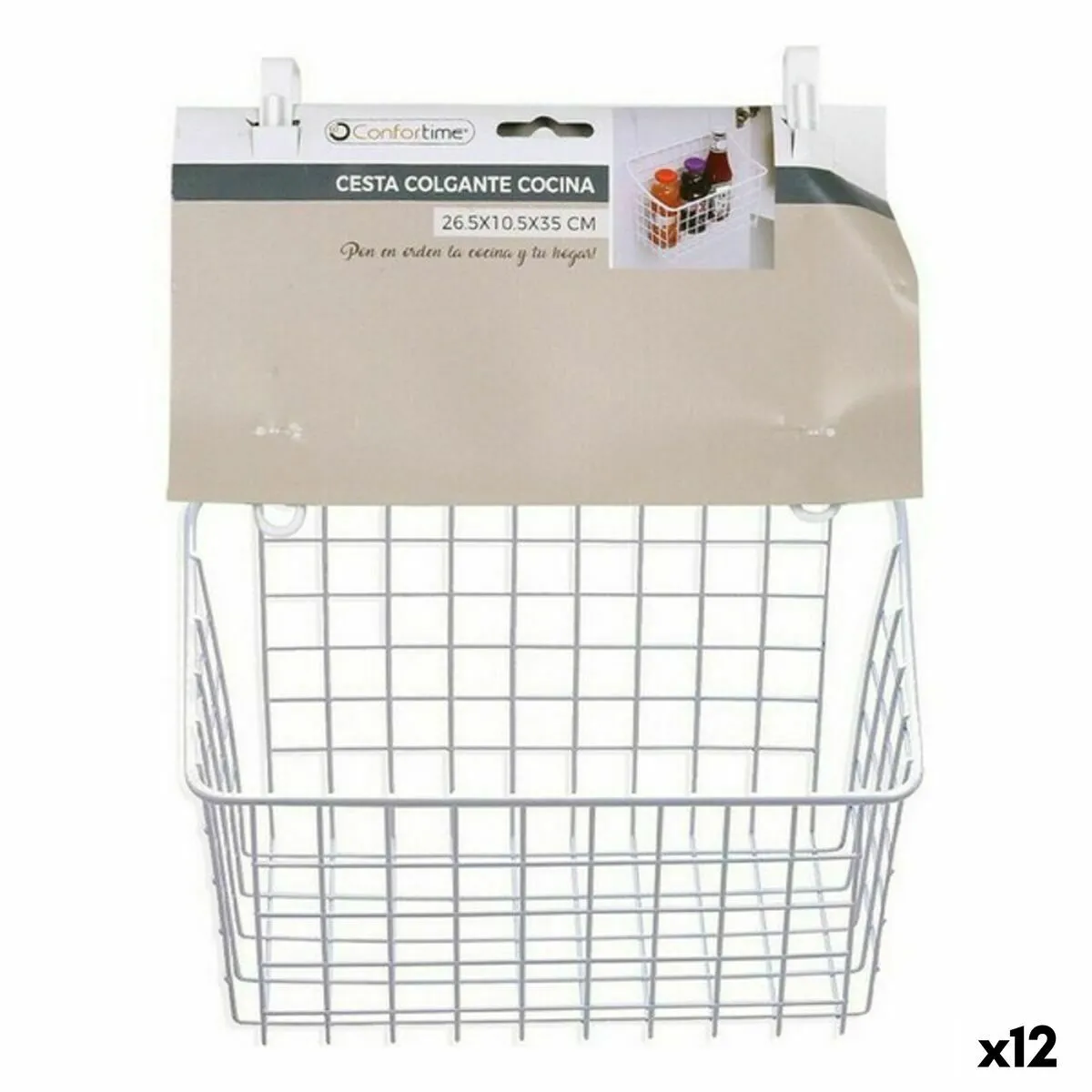 Confortime Panier Multi-usages - Aluminium