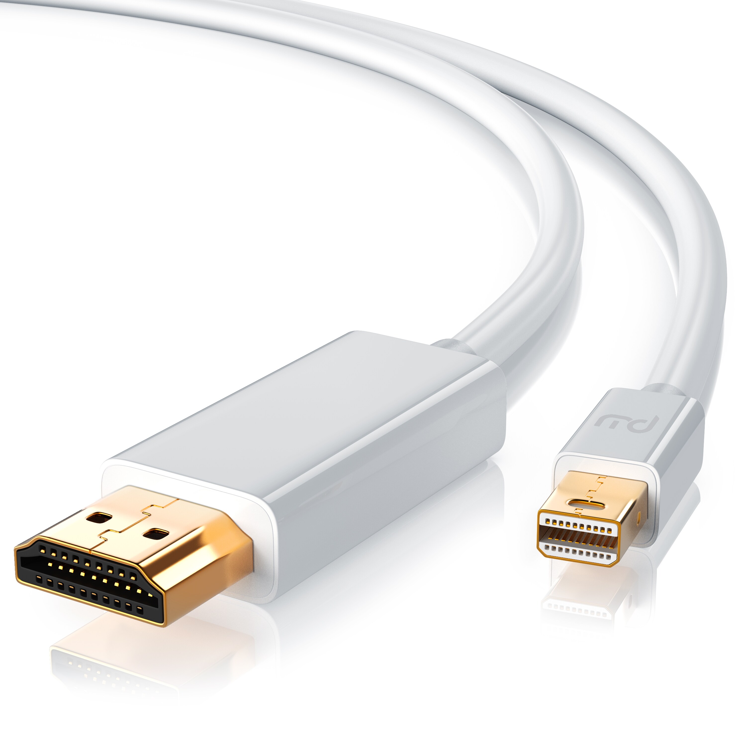 Primewire Mini DisplayPort zu HDMI Typ A Audio- & Video-Kabel, 4K miniDPUHD 2160p Adapter / Konverterkabel - 2m