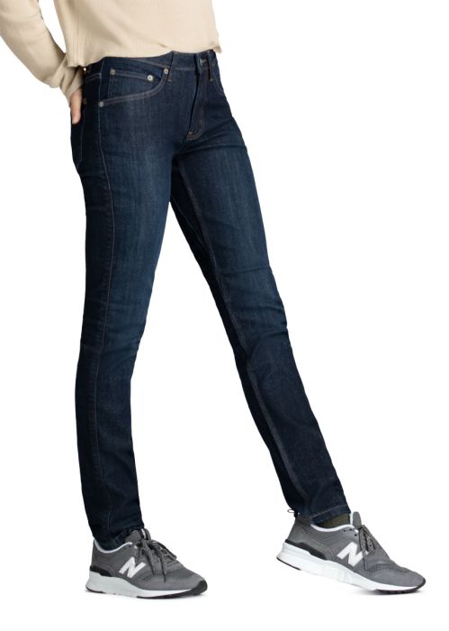 Performance Denim Pant Women Slim Straight 32" damebukser