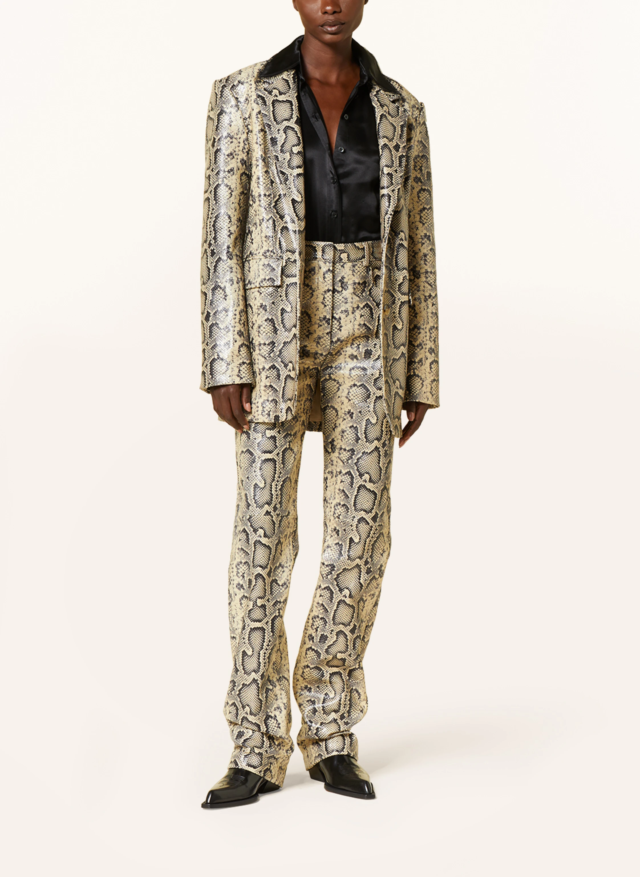 SPORTMAX Lederblazer FIORIGI