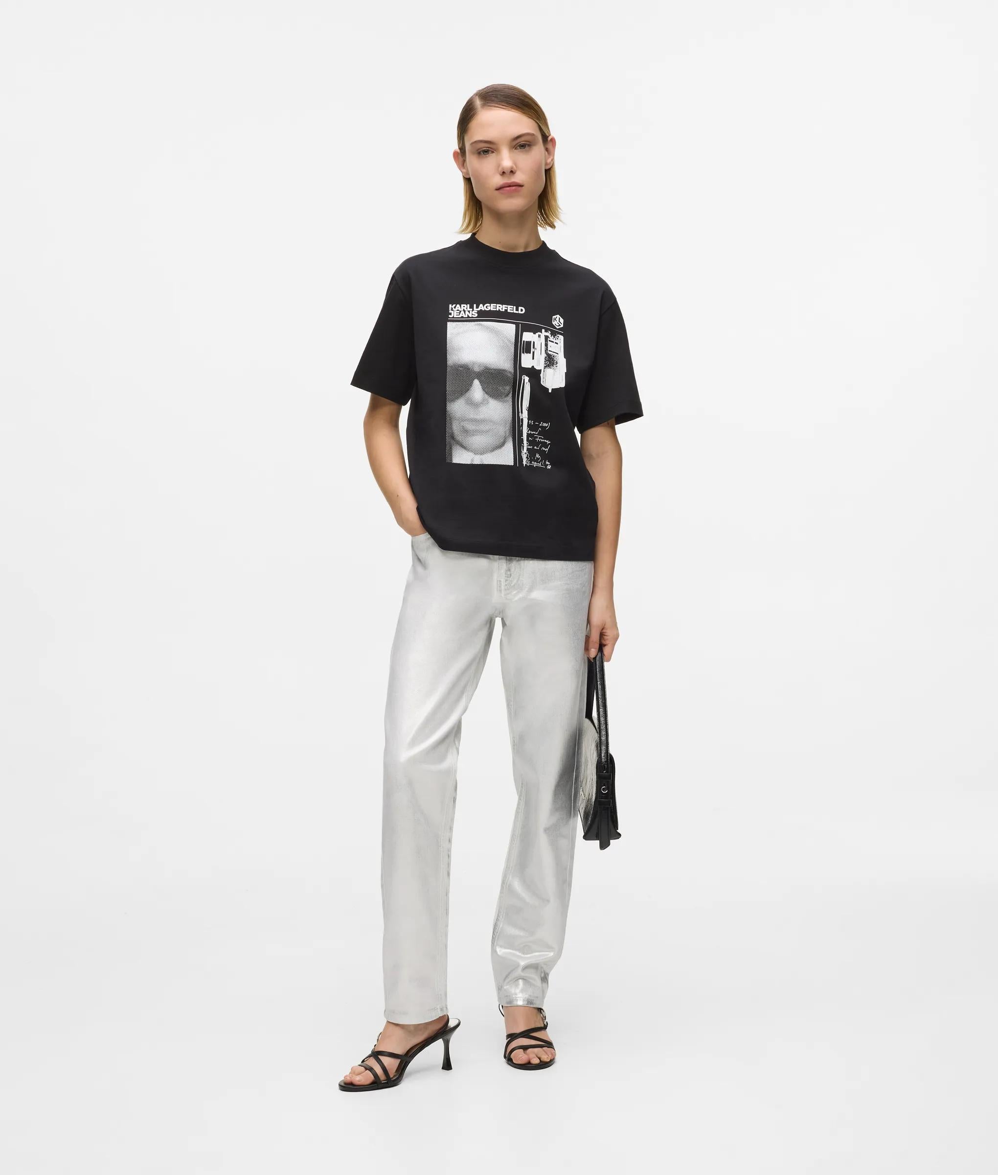 T-shirt met grafische Karl-opdruk