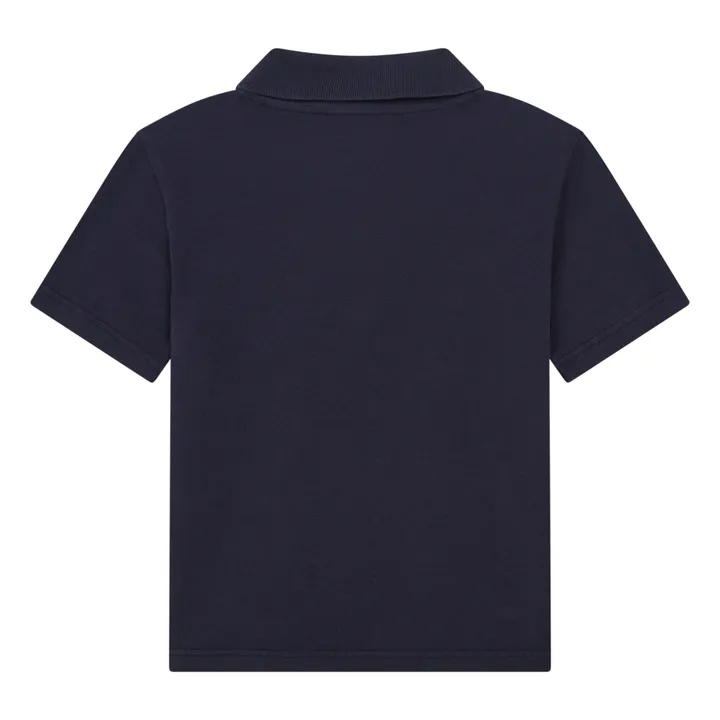 SMALLABLE BASICS T-Shirt Polo Garçon Coton Bio | Bleu marine