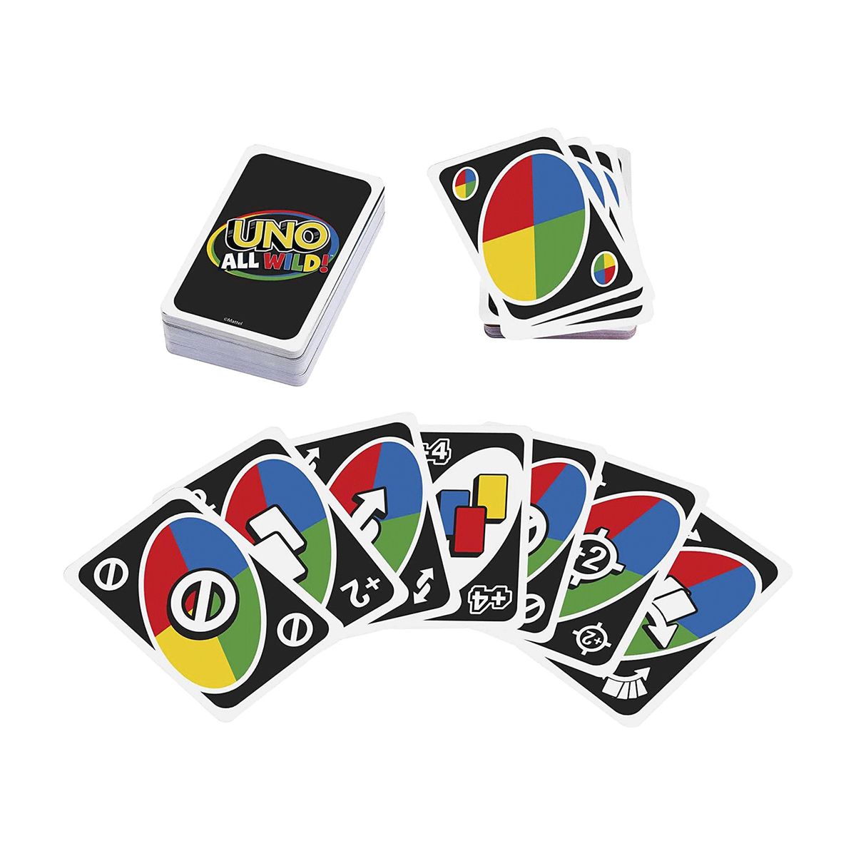 Mattel HHL33 - Mattel Games - UNO All Wild - Kartenspiel