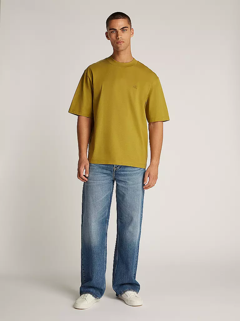 CALVIN KLEIN JEANS T-Shirt grün