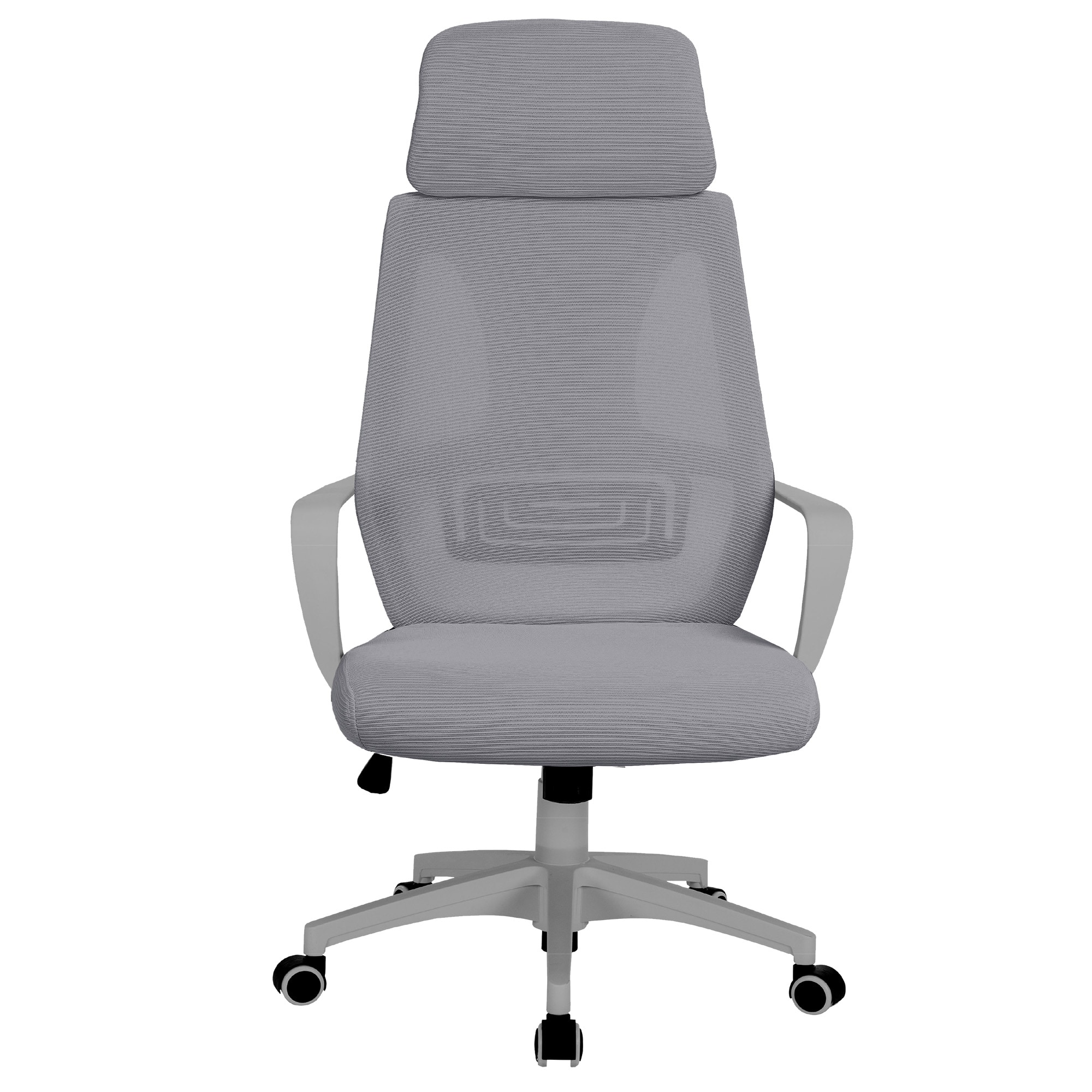 Bürostuhl mit Lordosenstütze im Netzstoff-Design Schreibtischstuhl mit Wippfunktion ergonomischer Drehstuhl mit einer verstellbaren atmungsaktiven Rückenlehne