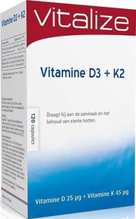 Vitalize Vitamine D3   K2 120CP