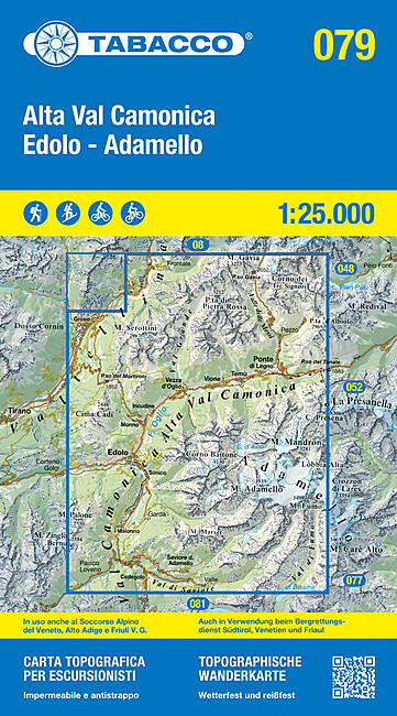 TABACCO - 79 ALTA VAL CAMONICA EDOLO 1.25.000