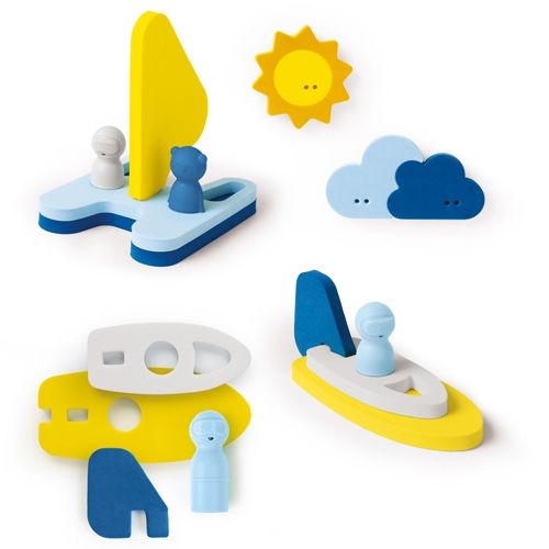 Quut badfiguren zeilboot