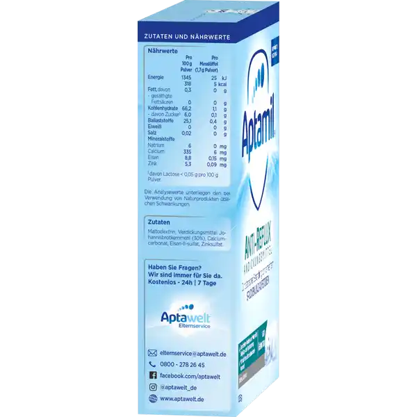 ANTI-REFLUX Andickungsmittel von Geburt an