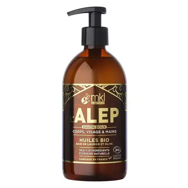 Sabonete Líquido Orgânico Aleppo MKL Green Nature 500ml