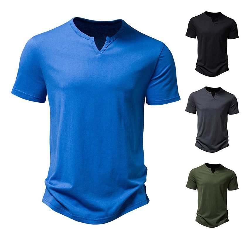 YIKES - T-shirt met korte mouwen en inkeping aan de hals