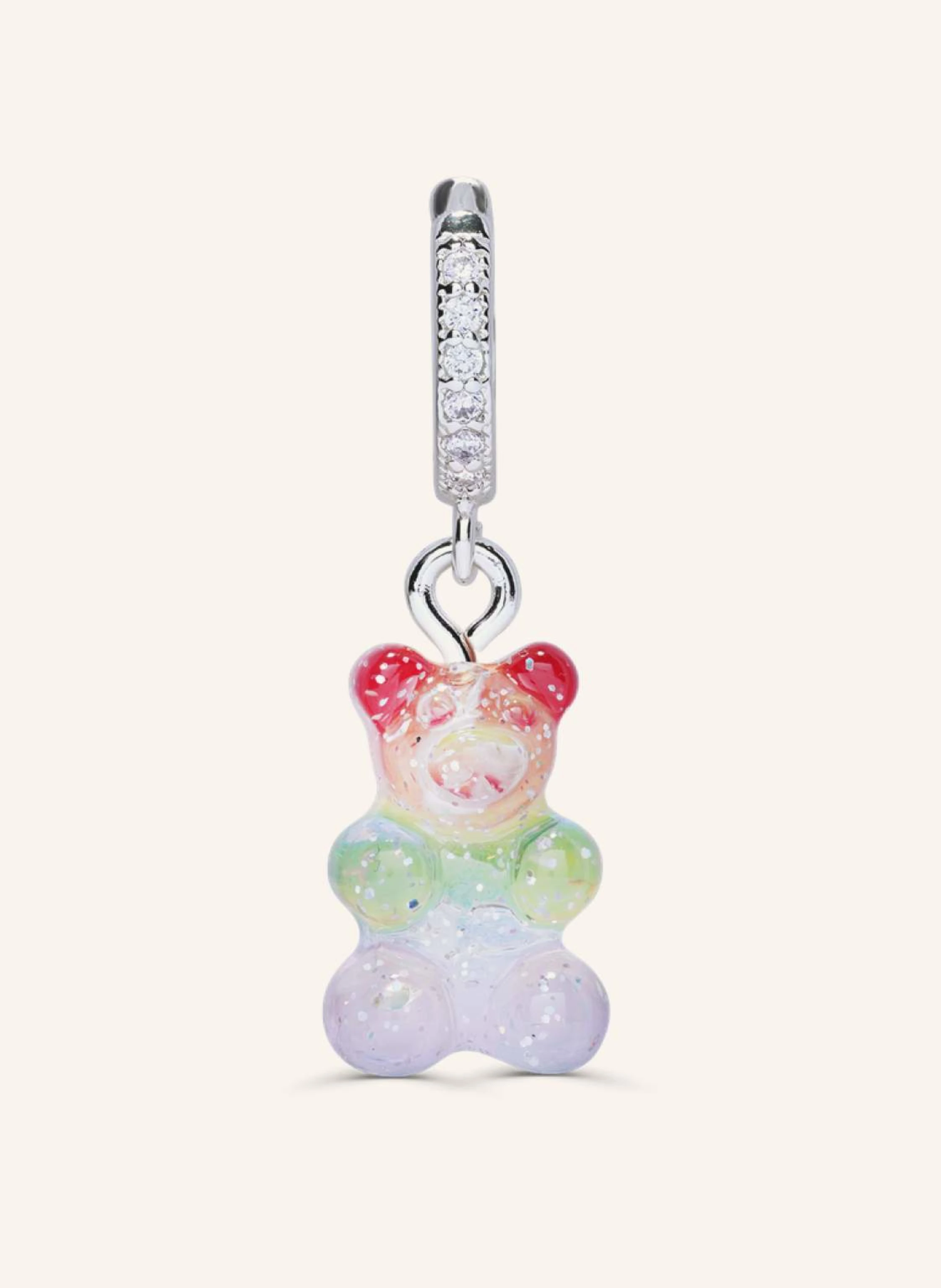 CRYSTAL HAZE Anhänger RAINBOW NOSTALGIA BEAR by GLAMBOU