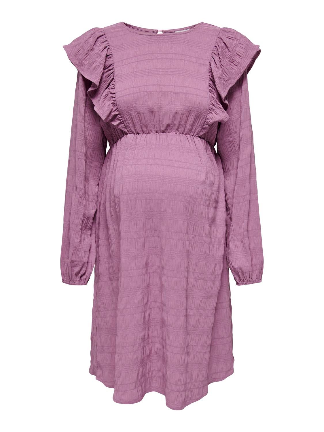 OLMDALLORA Kurzes Kleid Rose Brown