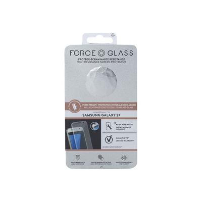 Force Glass - protection d'écran - verre trempé pour Samsung S7