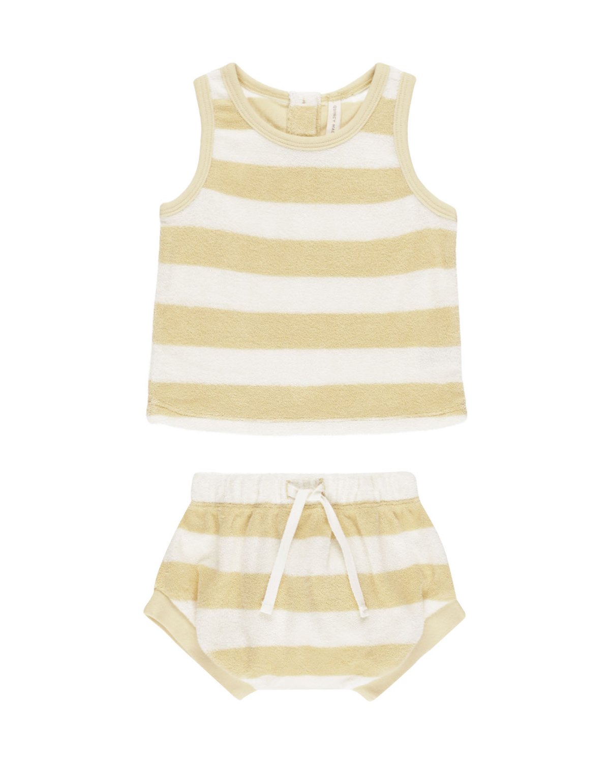 Topp & Shorts Sett – Terrystoff i Øko Bomull | Terry Tank + Short Set