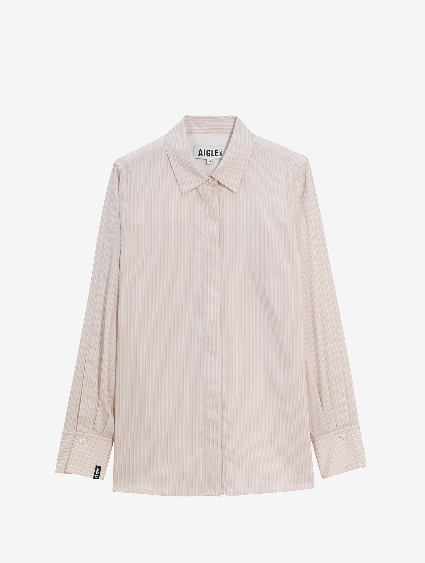 Chemise manches longues à rayures fines pour femmes  COOLMAX® dft SOUVENIR_ST_I