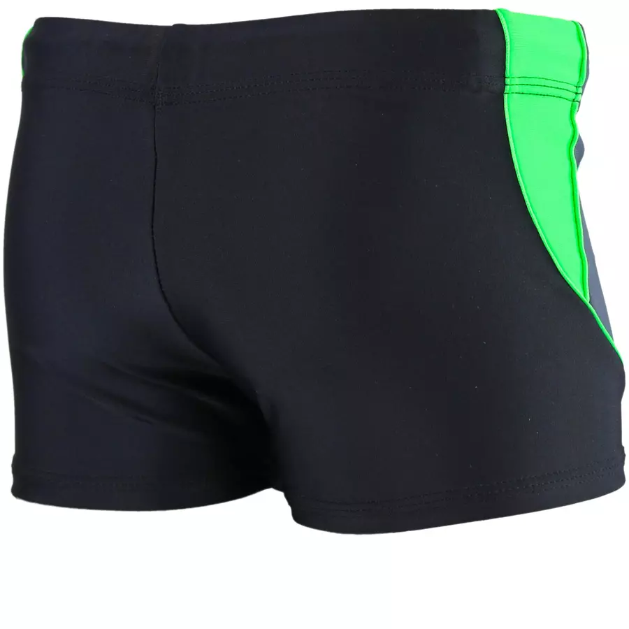 Aquarti Jungen Kurze Badehose mit Einsätzen Seitlich grün