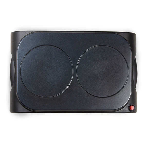 Crêpière double pour 2 crêpes de 18 cm 1000 W DO8715P Domo