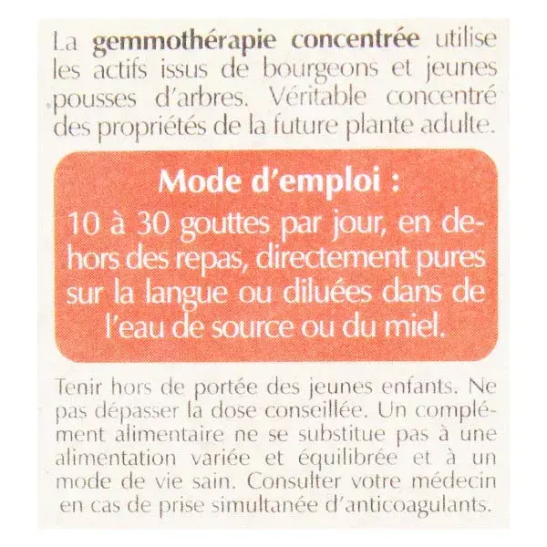 Herbalgem Ginkgo Gemotherapy Complexo Concentração Orgânica 30ml