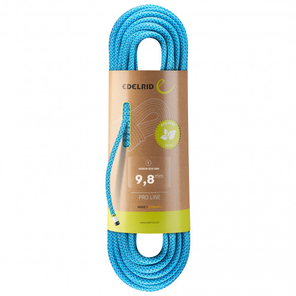 Edelrid - Heron Eco Dry 9,8 - Corde à simple
