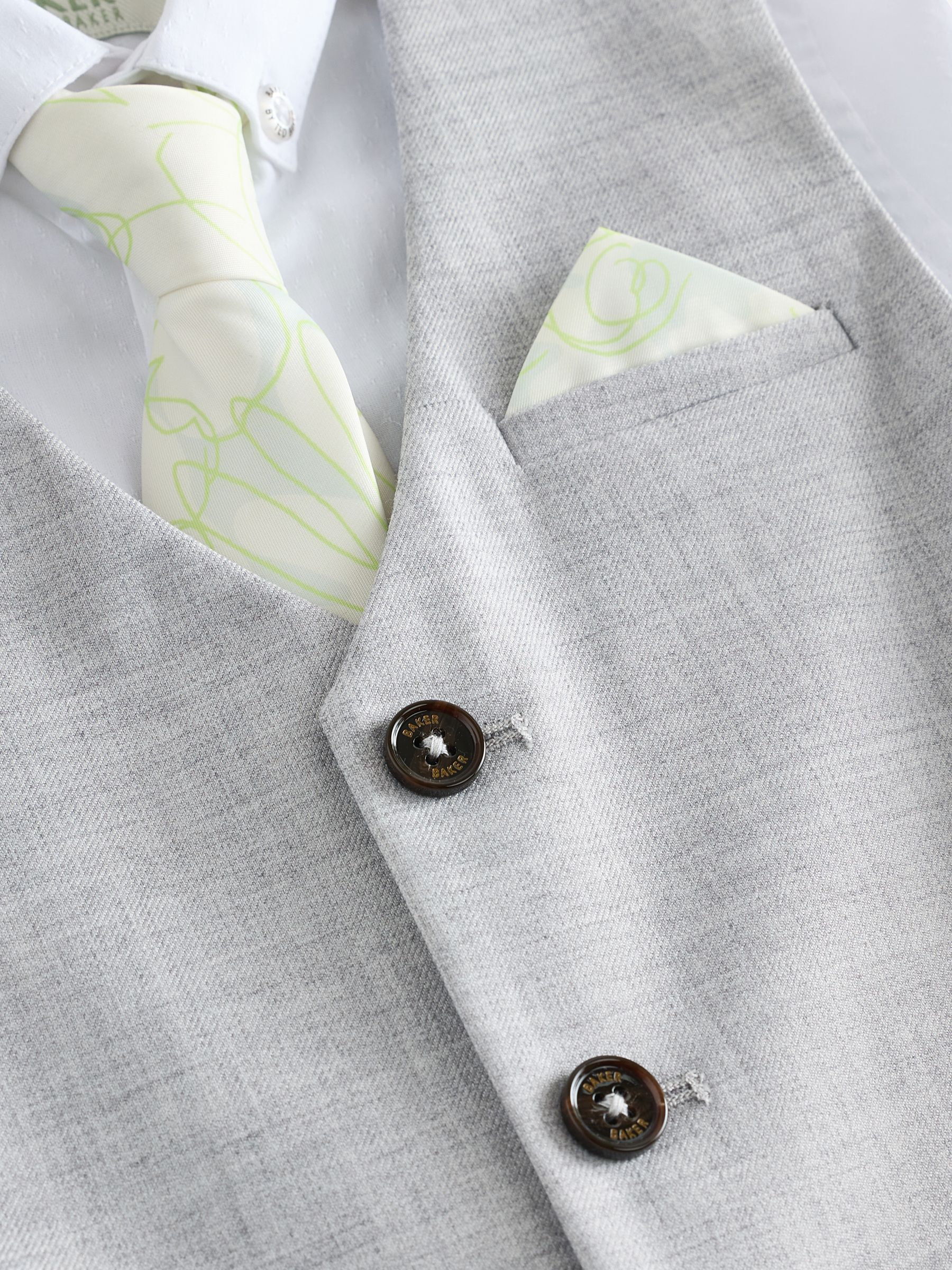 Baker by Ted Baker set van gilet, overhemd en stropdas