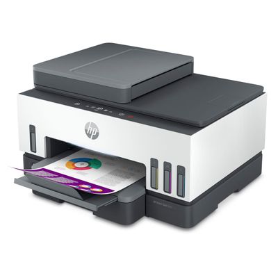 HP Smart Tank 7605 All-in-One - imprimante multifonction jet d'encre couleur A4 - Wifi, Bluetooth, USB