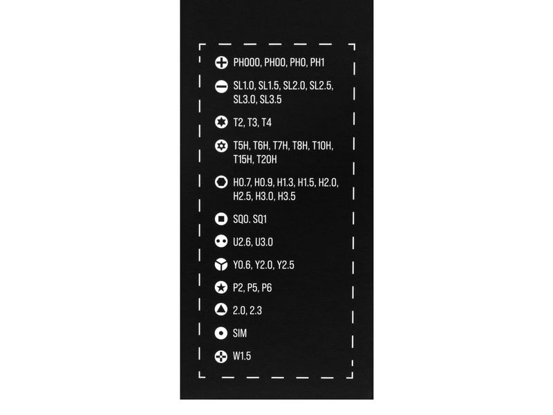 STRUCT Werkzeugset Präzisionsschraubendreher 46-teilig Magnetischer Bitsatz für Arbeiten an Smartphone, Laptop, Kamera und mehr